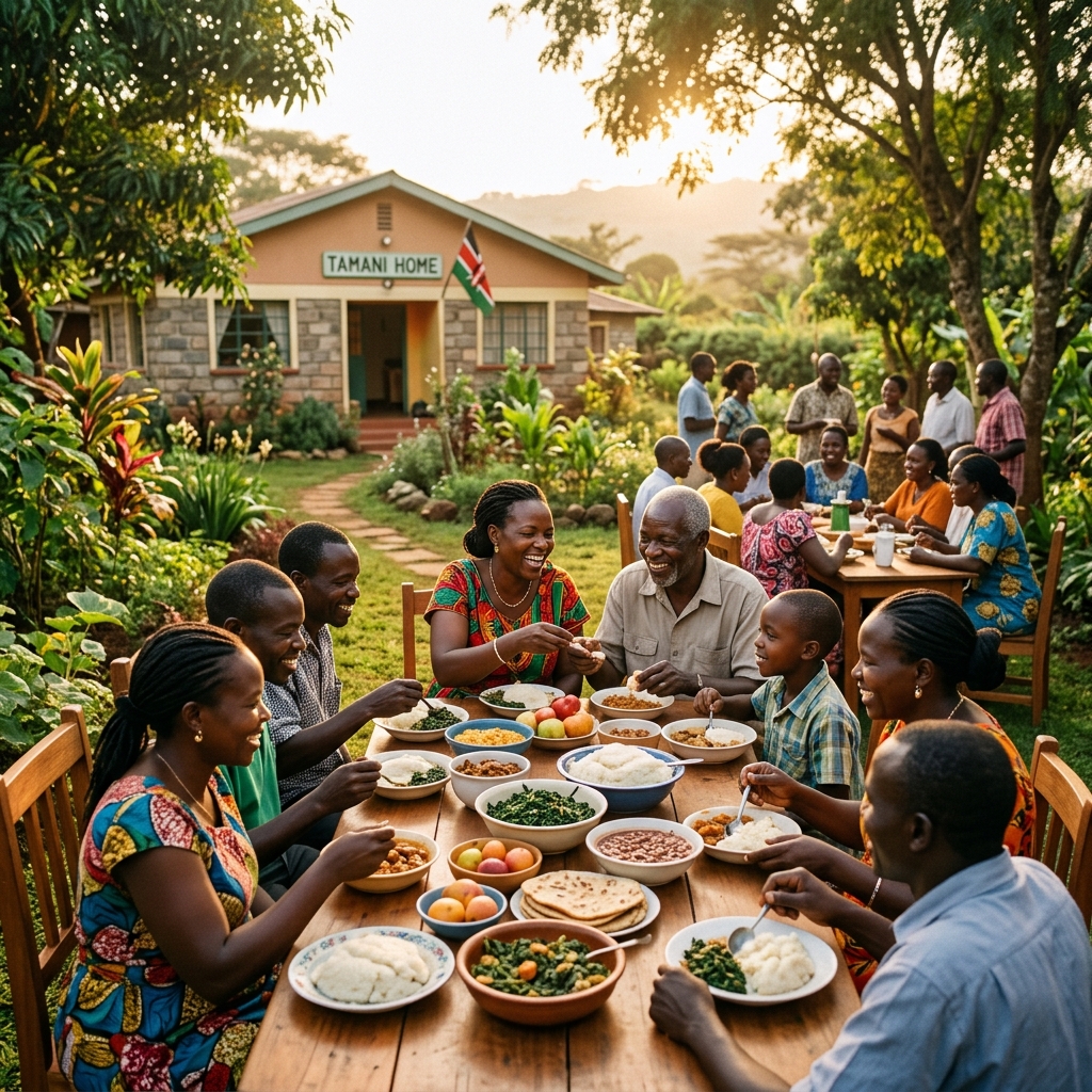 Halfway house community